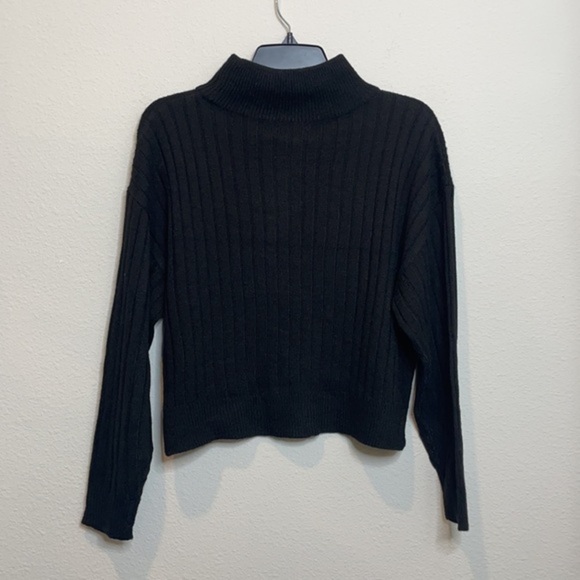 NWT Topshop Mock Neck Rib Top - Picture 3 of 13